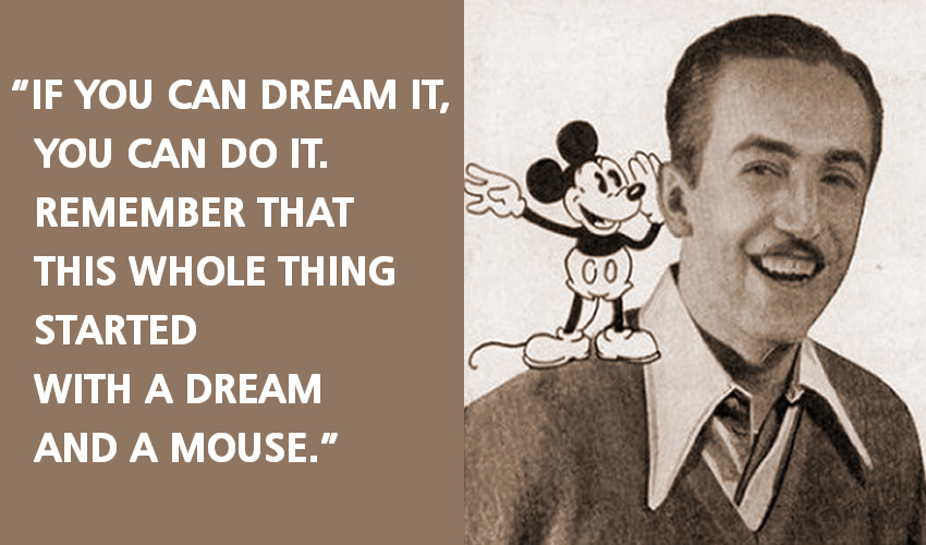 Top 10 Motivational Quotes By Walt Disney
